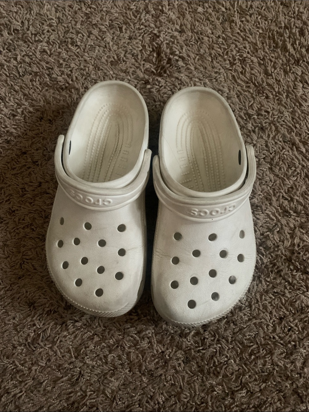 CROCS Kids Classic Clogs - White